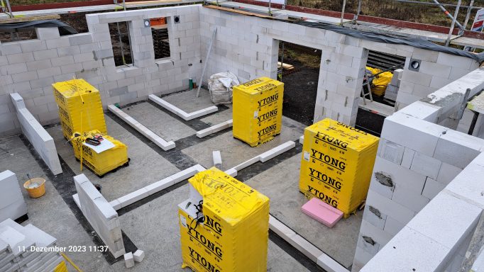 Rohbauarbeiten Einfamilienhaus